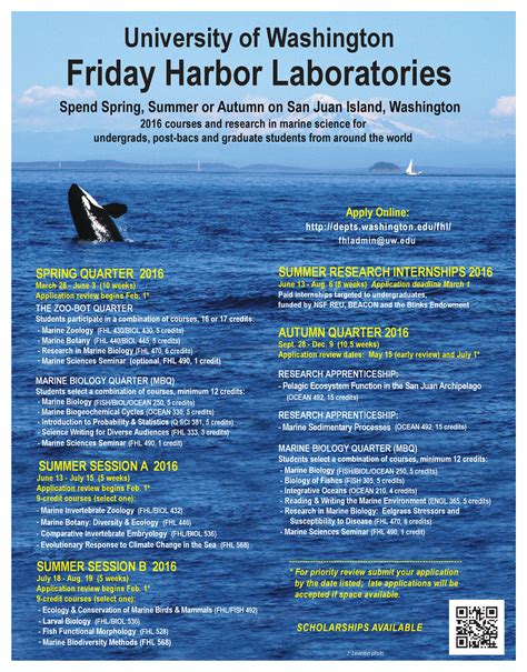 Program On The Environment Study At Friday Harbor Labs Info Session
