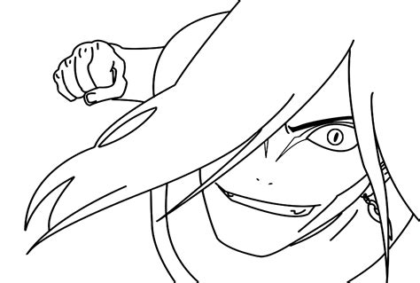 Orochimaru Image To Color Free Printable Coloring Pages