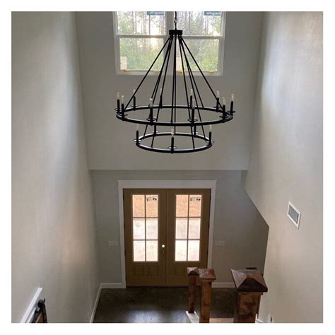 Modern Chandeliers High Ceilings Entry Lighting High Ceiling Two