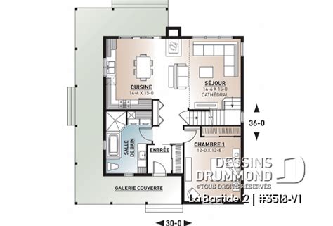 Plan Architecture Maison Style Americain M Ventana Blog