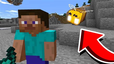 You may have noticed a fair bit of buzzing in the greener areas of your blocky world recently: This CREEPY BEE keeps Following Me in Minecraft... (Scary ...