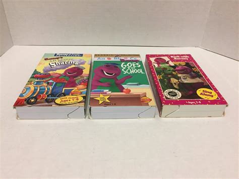 Lot Of Barney Friends Shows On Vhs Tapes Vguc