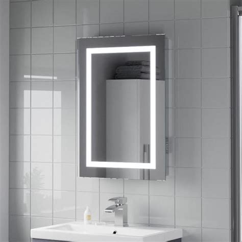 Artis Niteo Led Bathroom Mirror With Demister Pad And Shaver Socket 700 X 500mm Mains Power