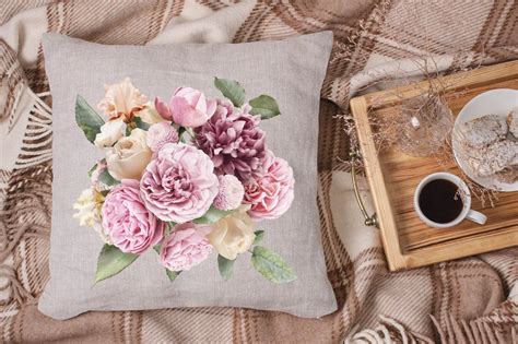 Floral Sublimation Png Bouquet Of Pink And White Roses Etsy