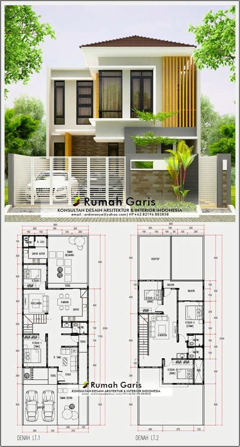 Denah Rumah Minimalis Modern Lantai Denah Minimalis Arsitektur Luas My Xxx Hot Girl