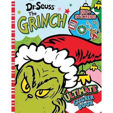 Books Stationery And Craft Dr Seuss Grinch Ultimate Sticker