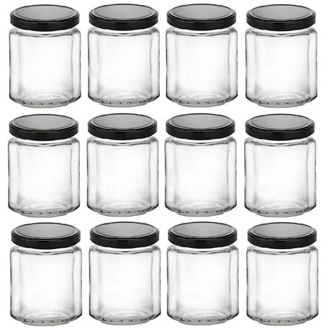 48 Pcs 6 Oz Beveled Glass Jars With Plastisol Lined Lid In Etsy