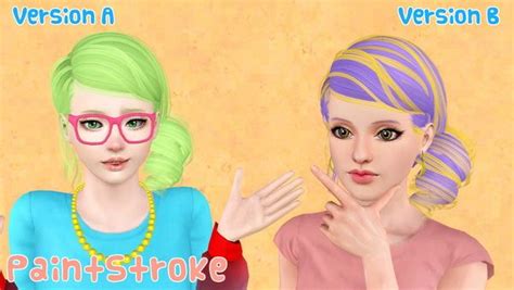 In A Side Tornado Tail Hairstyle Newsea`s Rollcake Retextured By Katty