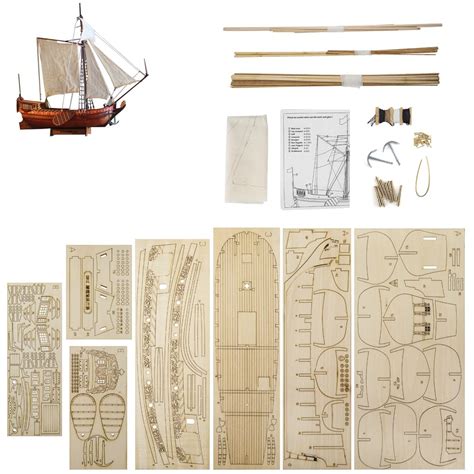 Buy Gawegm Wooden Model Ships Kits To Build For Adults 1678 Royal Dutch Yacht Ancient Sail