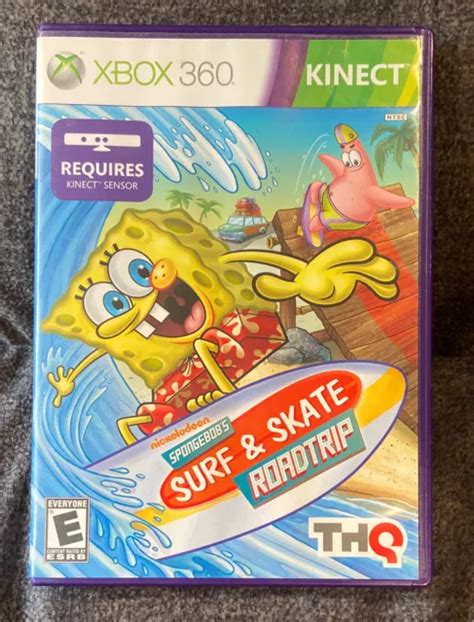 Nickelodeon Spongebobs Surf And Skate Roadtrip Microsoft Xbox 360