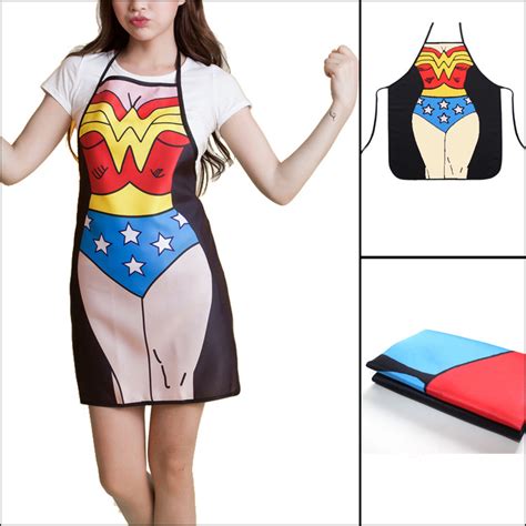 Sexy Superman Superwoman Kitchen Cooking Chef Novelty Funny Bbq Party Apron T Ebay