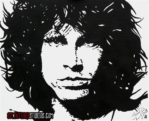 Jim Morrison Pop Art Splintered Studios The Art Of Stephen Quick