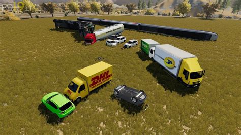 Vehicles Accident Pack 4 Fs19 Mods Farming Simulator