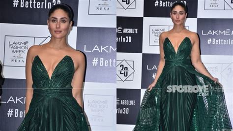 Lakme Fashion Week Grand Finale Kareena Kapoor Khan Looks Green Hot As She Struts The Ramp In A