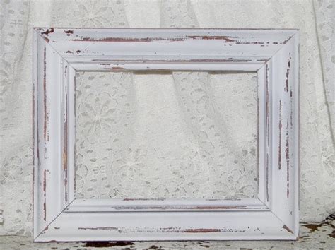 Cottage Chic Picture Frame Distressed Cottage White Shabby
