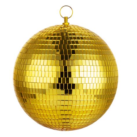 Leeuee Disco Ball Gold Mirror Ball Large Ceiling Hanging Disco Ball