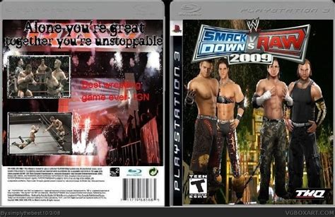 Viewing Full Size Wwe Smackdown Vs Raw Box Cover