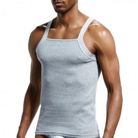 Men S Fashion Vest Home Sleep Casual Men Colete Cotton Tank Top Solid