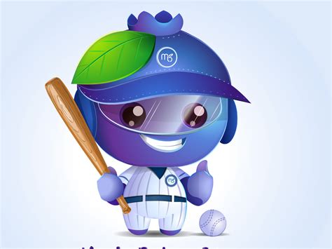 Blueberry Character By Hiroon On Dribbble