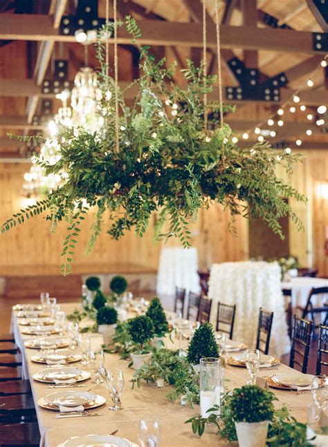 Natural Whimsical White And Green Outdoor Wedding In Oklahoma Wedding