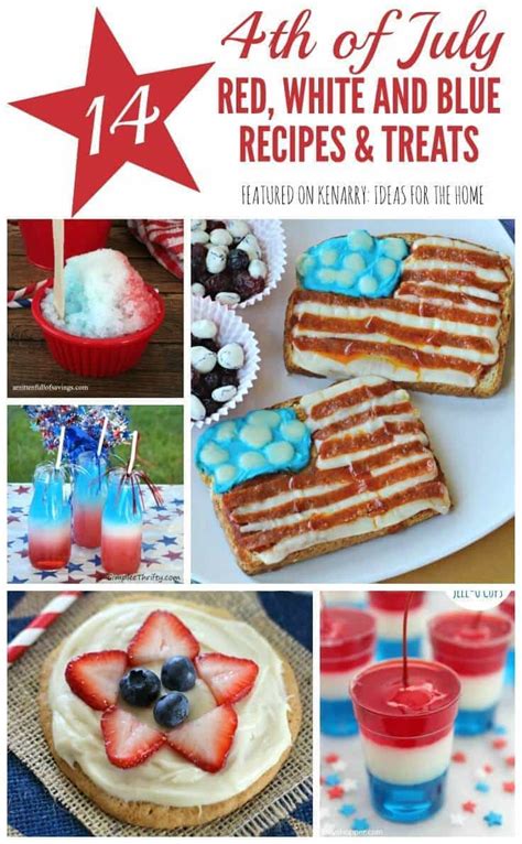 4th Of July Recipes 14 Red White And Blue Treat Ideas