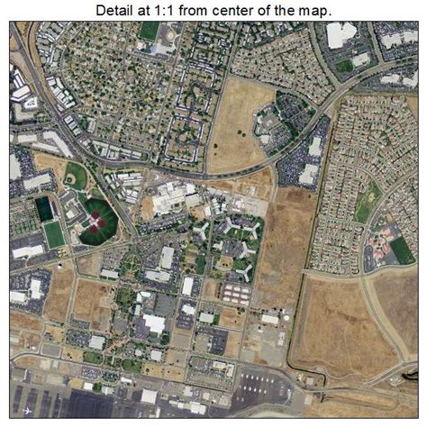 Aerial Photography Map Of Rancho Cordova Ca California