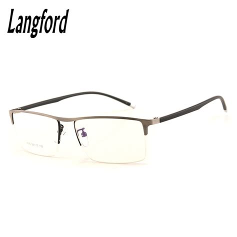Buy Mens Glasses Half Frames Tr90 Eyeglasses Frames