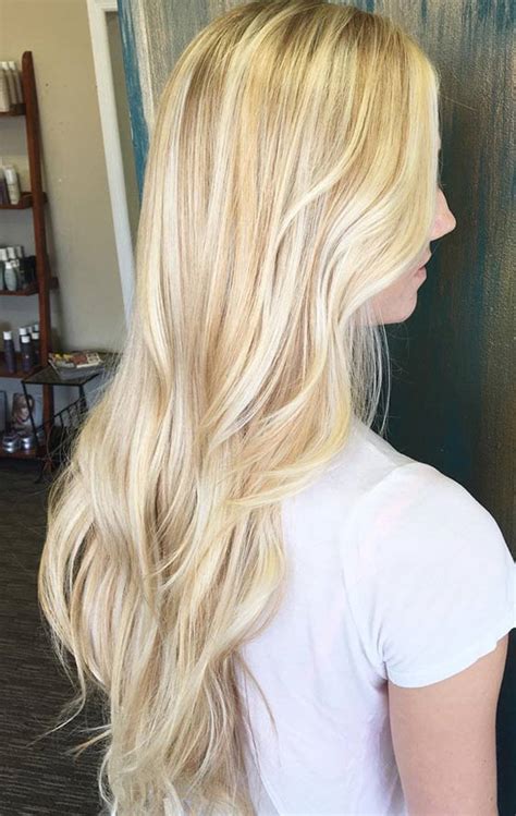 Long Blonde Highlighted Hair Adult Archive