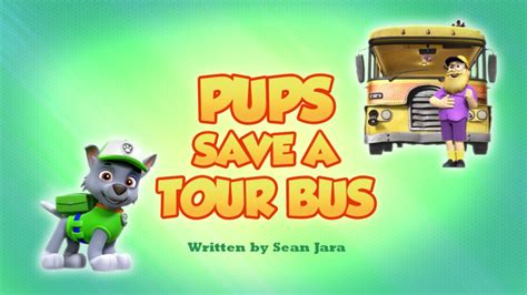 Pups Save A Tour Bus Paw Patrol Wiki Fandom