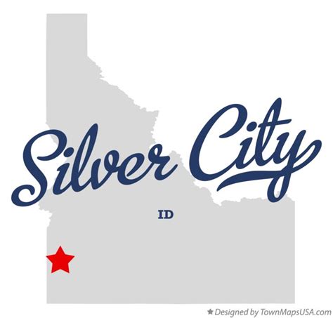 Map Of Silver City Id Idaho