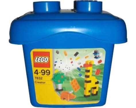 Lego Set 7832 1 Small Blue Bucket 2002 Creator Basic Set