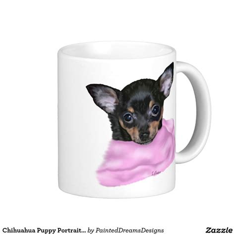 Black And Tan Chihuahua Puppy Coffee Mug Puppy Portraits