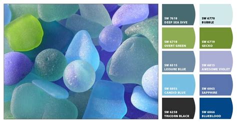 Paint Colors From Chip It By Sherwin Williams Sea Glass Beach Sea Glass Art Sea Glass Jewelry