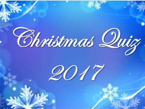 2017 Ultimate Christmas Quiz Teaching Resources