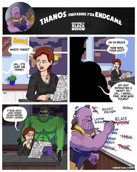 Thanos Preparing For Endgame Episode 6 Black Widow Avengers