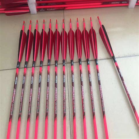 Carbon Archery Bow Carbon Arrow Shaft Crossbow Arrow Straightness 0001