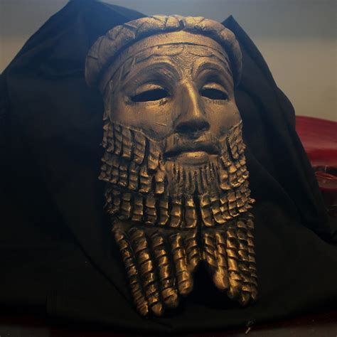Sargon Of Akkad Mask Akkadian Mask Sargon The Great Etsy Free Hot
