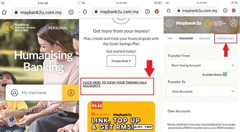 Cara transfer duit ke akaun tabung haji melalui cimb clicks. Cara Check Baki Tabung Haji Melalui Maybank2u & Transfer ...