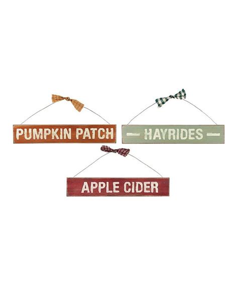 take a look at this timeless by design pumpkin patch hayrides and apple cider wall sign