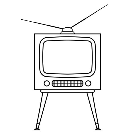 Día de la Televisión – para pintar | Colorear imágenes