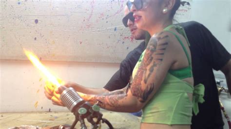 Glass Blowing Girls First Time Youtube