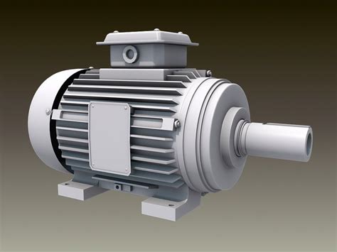 Electric Motor 3d Model 3ds Max Files Free Download Electric Motor