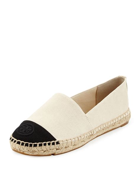 Tory Burch Canvas Colorblock Espadrille Flat