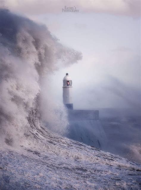 Porthcawl South Wales During Storm Waves Credit To Rachels
