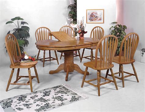Break away from traditional oak with gorgeous dining chairs built from walnut, mahogany or dark oiled oak. Crown Mark Dark Oak Dining Room Set | Dining Room Sets