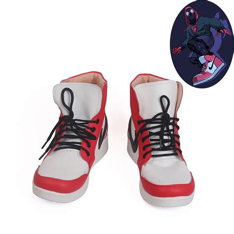 Ultimate Spider Man Miles Morales Cosplay Shoes Boots In Shoes From