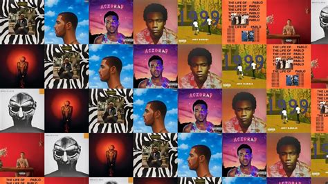 Collage Rap Album Covers Wallpaper Bhe