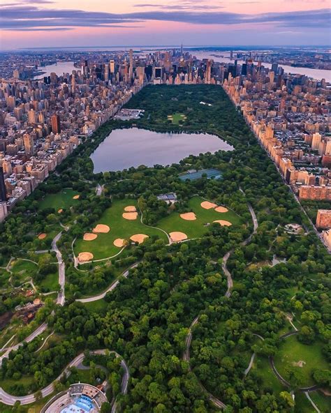 Aerial View Of Central Park