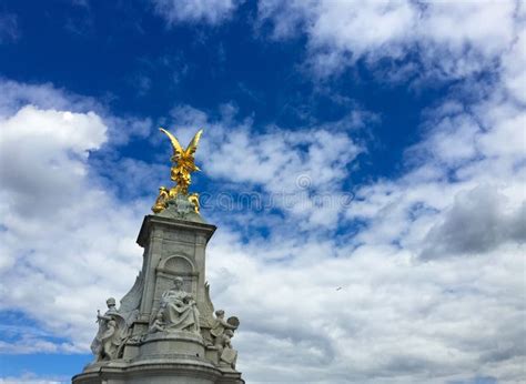 Top Of The Queen Victoria Memorial In London Uk Editorial Photo