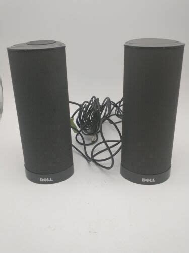 Genuine Dell Ax210 Black Multimedia Stereo Speakers Usb Powered